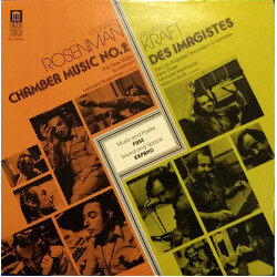 Leonard Rosenman / William Kraft / Los Angeles Percussion Ensemble / Su Harmon / Michael Kermoyan / Ellen Geer Chamber Music No. 2/Des Imagistes Vinyl