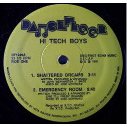 Hi Tech Boys Shattered Dreams USED VINYL 12INCH 33 S RPM