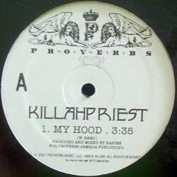 Killah Priest My Hood USED VINYL 12INCH 33 S RPM