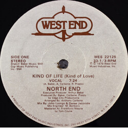 North End Kind Of Life (Kind Of Love) USED VINYL 12INCH 33 S RPM SINGLE