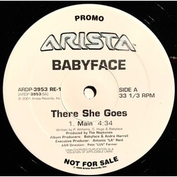 Babyface There She Goes USED VINYL 12INCH PROMO 33 S RPM
