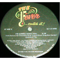 Gigolette I'm Gonna Rock You USED VINYL 12INCH 33 S RPM