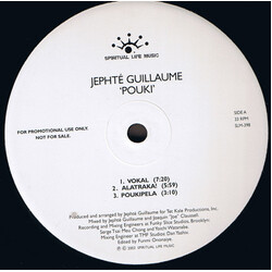 Jephté Guillaume Pouki USED VINYL 12INCH 33 S RPM PROMO