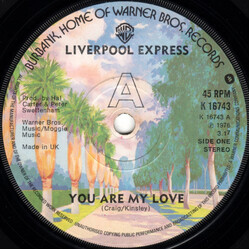 Liverpool Express You Are My Love VINYL 7" USED