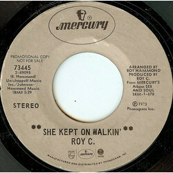 Roy C. Hammond She Kept On Walkin' USED VINYL 7INCH 45 RPM PROMO
