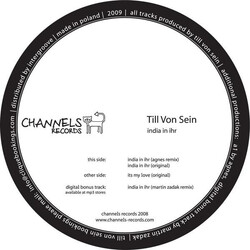 Till Von Sein India In Ihr USED VINYL 12INCH 45 RPM 33 S RPM