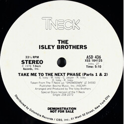 The Isley Brothers Take Me To The Next Phase USED VINYL 12INCH 33 S RPM PROMO STEREO
