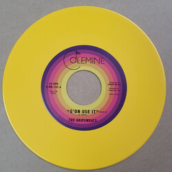 The Gripsweats G'On Use It USED VINYL 7INCH 45 RPM LIMITED EDITION