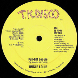 Uncle Louie Full-Tilt Boogie / Sky High VINYL 12" USED