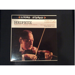 Jean Sibelius / Jascha Heifetz / Walter Hendl / The Chicago Symphony Orchestra Violin Concerto In D Minor, Op. 47 Vinyl LP USED