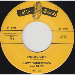 Jimmy Witherspoon And His Orchestra Endless Sleep USED VINYL 7INCH 45 RPM