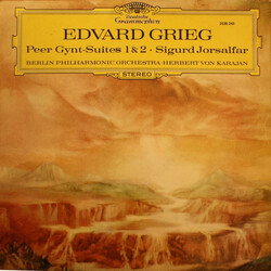 Edvard Grieg / Berliner Philharmoniker / Herbert von Karajan Peer Gynt-Suites 1 & 2 • Sigurd Jorsalfar Vinyl LP USED