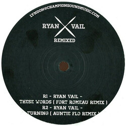 Ryan Vail Remixed USED VINYL 12INCH 33 S RPM