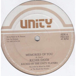 Richie Davis Memories Of You USED VINYL 12INCH 45 RPM