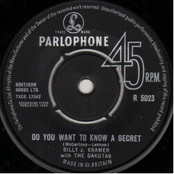 Billy J. Kramer & The Dakotas Do You Want To Know A Secret USED VINYL 7INCH 45 RPM SINGLE