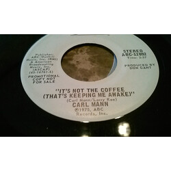 Carl Mann Cheatin' Time/It's Not The Coffee USED VINYL 7INCH 45 RPM PROMO STEREO
