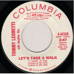 Tommy Leonetti / Kimberly Beck Let's Take A Walk USED VINYL 7INCH 45 RPM SINGLE PROMO