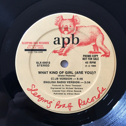 Apb (2) What Kind Of Girl (Are You) ? Vinyl 12" USED