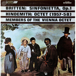 Benjamin Britten / Paul Hindemith / Mitglieder Des Wiener Oktetts Sinfonietta, Op. 1 – Octet (1957–8) Vinyl LP USED