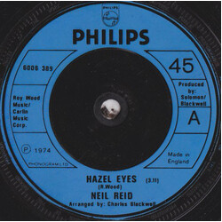 Neil Reid (3) Hazel Eyes USED VINYL 7INCH 45 RPM SINGLE
