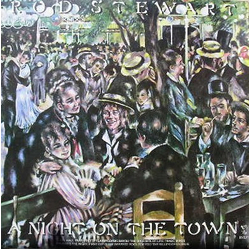 Rod Stewart A Night On The Town Vinyl LP USED