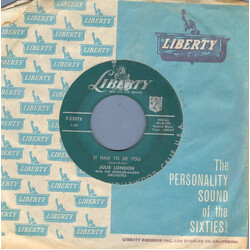 Julie London / The Spencer-Hagen Orchestra Dark USED VINYL 7INCH 45 RPM SINGLE