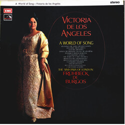 Victoria De Los Angeles A World Of Song Vinyl LP USED