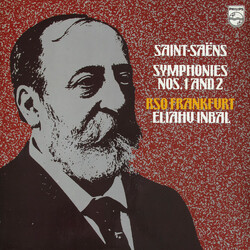 Camille Saint-Saëns / Eliahu Inbal / Radio-Sinfonie-Orchester Frankfurt Symphonies Nos. 1 And 2 Vinyl LP USED