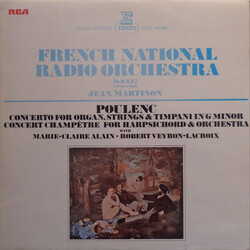 Francis Poulenc / Orchestre National De France / Jean Martinon / Marie-Claire Alain / Robert Veyron-Lacroix Concerto For Organ, Strings & Timpani In G