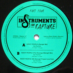 Ilija Rudman Part Four USED VINYL 12INCH LIMITED EDITION PROMO