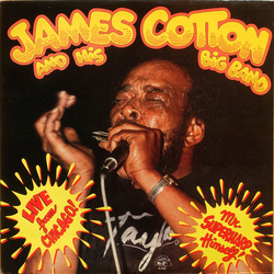 James Cotton And His Big Band Live From Chicago - Mr. Superharp Himself! Vinyl LP USED
