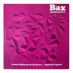 Arnold Bax / The London Philharmonic Orchestra / Raymond Leppard Symphony No 5 Vinyl LP USED