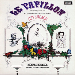 Jacques Offenbach / Richard Bonynge / The London Symphony Orchestra Le Papillon Vinyl LP USED