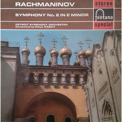 Sergei Rachmaninoff / Detroit Symphony Orchestra / Paul Paray Symphony No. 2 In E Minor Vinyl LP USED