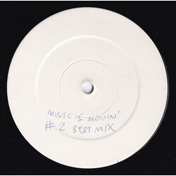 Fargetta The Music Is Movin' USED VINYL 12INCH 33 S RPM WHITE LABEL