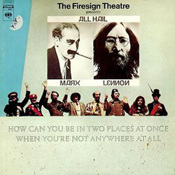 The Firesign Theatre How Can You Be In Two Places At Once When You're Not Anywhere At All Vinyl LP USED
