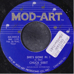 Chuck Sibit She's Gone USED VINYL 7INCH 45 RPM SINGLE