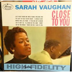 Sarah Vaughan Close To You Vinyl LP USED