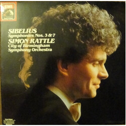 Jean Sibelius / City Of Birmingham Symphony Orchestra / Sir Simon Rattle Symphonies Nos 3 & 7 Vinyl LP USED