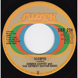 Dennis Coffey And The Detroit Guitar Band Scorpio VINYL 7" USED