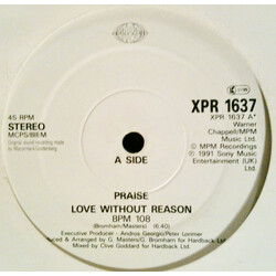 Praise Love Without Reason USED VINYL 12INCH PROMO