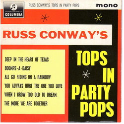Russ Conway Tops In Party Pops Vinyl 7" USED