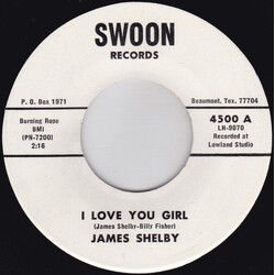 James Shelby I Love You Girl / Pay Day USED VINYL 7INCH 45 RPM