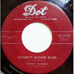 Johnny Maddox (2) / The Rhythmasters Johnny's Boogie Blues / Josephine USED VINYL 7INCH 45 RPM
