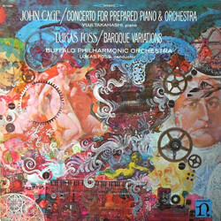 John Cage / Lukas Foss Concerto For Prepared Piano & Orchestra / Baroque Variations Vinyl LP USED