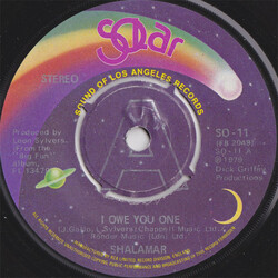 Shalamar I Owe You One USED VINYL 7INCH 45 RPM SINGLE STEREO