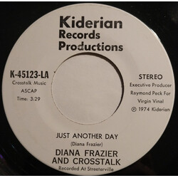 Diana Frazier And Crosstalk Just Another Day / Come Walk With Me USED VINYL 7INCH 45 RPM SINGLE STEREO