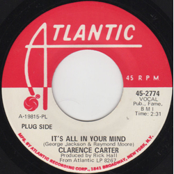 Clarence Carter It's All In Your Mind Vinyl 7" USED