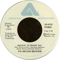 The Brecker Brothers Sneakin' Up Behind You Vinyl 7" USED