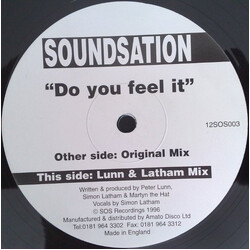Soundsation Do You Feel It VINYL 12" USED